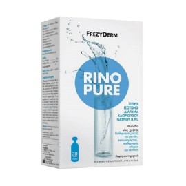 Frezyderm Στείρο Ισότονο Διάλυμα Χλωριούχου Νατρίου 0.9% Rino Pure 30X5ml