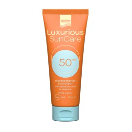 Intermed Luxurious Sun Care Face Cream Αντηλιακή Κρέμα Προσώπου SPF50 75ml