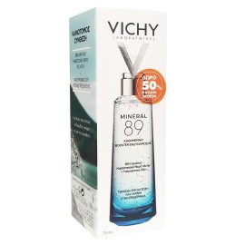 Vichy Promo 50% Επιπλέον Προϊόν Ενυδατική Ενδυνάμωση Προσώπου Mineral 89 Booster 50ml+25ml ΔΩΡΟ
