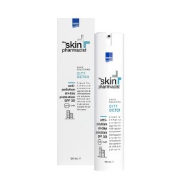 Κρέμα για Ενισχυμένη Προστασία από Ακτινοβολίες UVA, UVB & τους Ρύπους City Detox Anti-Pollution All Day Protection Cream SPF30 The Skin Pharmacist 50ml