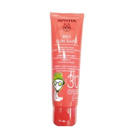 Αντηλιακή Προστασία Για Βρέφη Και Νήπια SPF30 Baby Sun Cream Be Sun Safe Apivita 100 ml