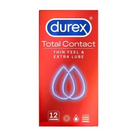 Προφυλακτικά Λεπτά Total Contact Durex 12 τμχ