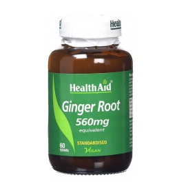 Εκχύλισμα Πιπερόριζας για την Ναυτία Ginger Root (560mg) Health Aid Tabs 60 Τμχ