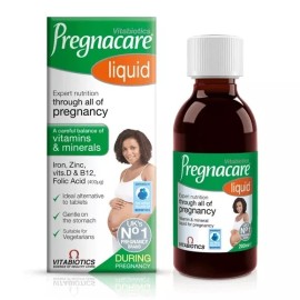 Vitabiotics Συμπλήρωμα  Διατροφής για την Περίοδο της Εγκυμοσύνης Πόσιμο Pregnacare Liquid 200ml