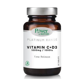 Power Health Βιταμίνη C 1000mg & Βιταμίνη D3 1000IU Vitamin C + D3 Platinum Range 30caps