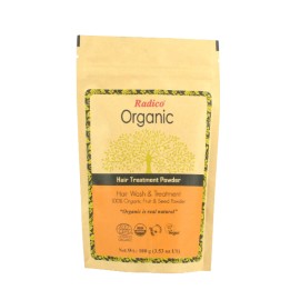 Radico Organic Hair Powder Oργανική Πούδρα Θεραπείας Μαλλιών Amla Ritha & Shikakai  Organic Hair Treatment Powder 100gr