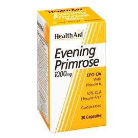 Έλαιο Νυχτολούλουδου Evening Primrose Oil (1000mg) Health Aid VCaps 30 Τμχ