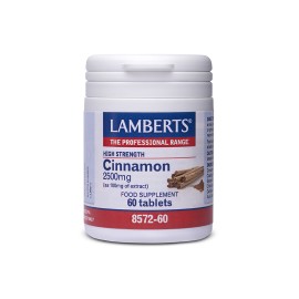 Lamberts Συμπλήρωμα Κανέλλας Cinnamon 2500mg 60tabs