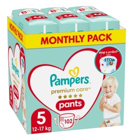 Premium Pants Monthly Pack Πάνες Βρακάκι Μέγεθος 5 (12-17 kg) Pampers 102 τμχ