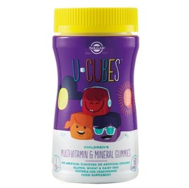 Solgar U-Cubes Childrens Multivitamin & Mineral Gummies Πολυβιταμίνη Παιδική Ζελεδάκια 60 τμχ