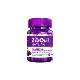 Συμπλήρωμα Διατροφής   Με Μελατονίνη ZzzQuil Natura   P&G  30 chew. caps