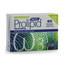 PROLIPID MAX 1000mg FISH OIL SOFTCAPS 30TMX