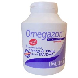 Ωμέγα 3 Omegazon (750mg) Health Aid Caps 120 Τμχ