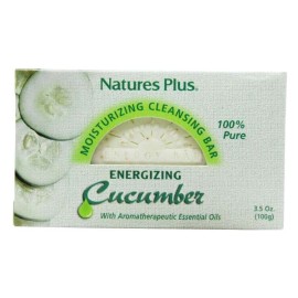 Natures Plus Καθαριστική & Ενυδατική Μπάρα Σαπουνιού με Αγγούρι Energizing Cucumber Moisturizing Cleansing Bar 100gr