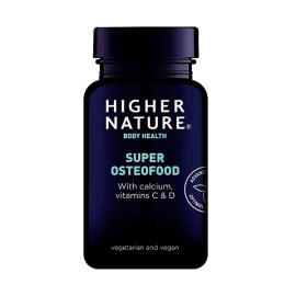 Higher Nature Super Osteofood Συμπλήρωμα Διατροφής για υγεία Οστών  90 φυτικές κάψουλες