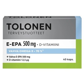 TRI Tolonen Ιχθυέλαιο & Βιταμίνη D 12.5μg E-EPA 500mg 40 caps