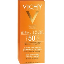 Αντηλιακό Προσώπου  Με Βελούδινη Υφή Για Κανονικές & Ξηρές Επιδερμίδες SPF50 Ideal Soleil Vichy 50 ml