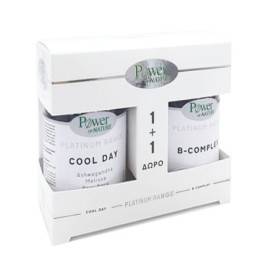 Power Health Promo 1+1 ΔΩΡΟ Συμπλήρωμα Διατροφής για Υγεία Νευρικού Συστήματος Cool Day 30caps & Δώρο Σύμπλεγμα Βιταμινών Β Β Complex 20caps Platinum Range