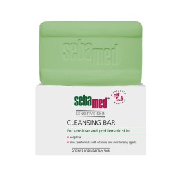 Στέρεο Καθαριστικό για Ευαίσθητο Πρόσωπο και Σώμα  Sensitive Skin Cleansing Bar  Sebamed 150 g