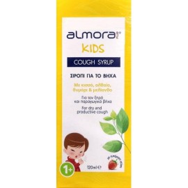 Almora Plus Kids Σιρόπι για Παιδιά απο 1+ ετών για Ξηρό και Παραγωγικό Βήχα με Γεύση Φράουλα 120ml