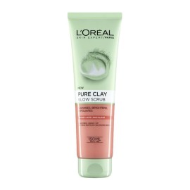 Scrub Προσώπου Με Άργιλο για Λάμψη Pure Clay Glow Scrub LOreal 150ml