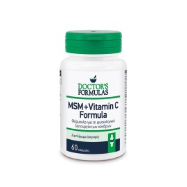 Συμπλήρωμα Διατροφής Για Τις Αρθρώσεις MSM Vitamin C Doctors Formulas 60 caps