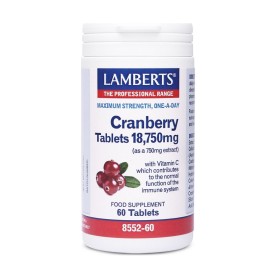Lamberts Συμπλήρωμα Διατροφής με Κράνμπερι Cranberry 18.750mg   60 tabs
