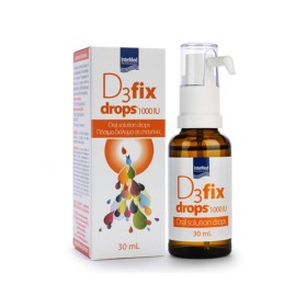 Unipharma Bιταμίνη D3 1000IU D3 Fix Drops 30ml