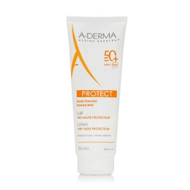 A-Derma Αδιάβροχη Αντηλιακή Κρέμα για το Σώμα Protect Lotion Fragile Skin SPF 50+ 250ml