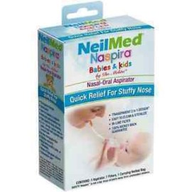NeilMed Naspira Babies & Kids Ρινικός Αναρροφητήρας για Βρέφη & Παιδιά  1 Αναρροφητήρας  & 7 Φίλτρα & Θήκη Μεταφοράς