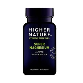 Μαγνήσιο 300 mg Super Magnesium Natural Source Higher Nature 90 tabs
