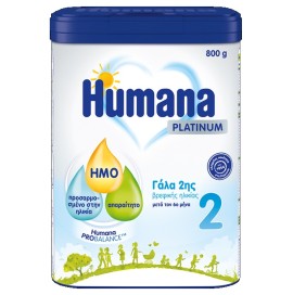 Humana 2 Platinum My Pack Γάλα Δεύτερης Βρεφικής Ηλικίας σε Σκόνη από 6+ 800gr