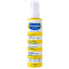 Mustela High Protection Sun Spray SPF50 Αντηλιακό Προσώπου & Σώματος για Ολη την Οικογένεια 200 ml