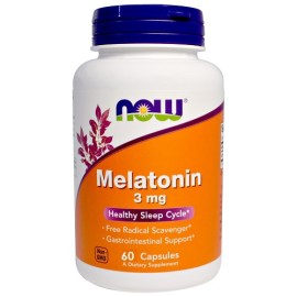 Μελατονίνη Melatonin 3mg Now Caps 60 τμχ