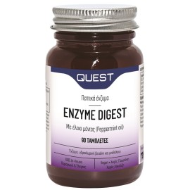 QUEST ENZYME DIGEST WITH PEPPERMINT OIL 90TABS