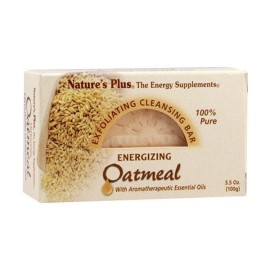 Natures Plus Σαπούνι Καθαρισμού & Απολέπισης με Βρώμη Oatmeal Exfoliating Cleansing Bar  100gr