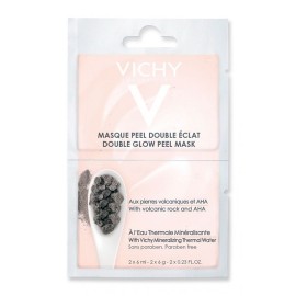 Μάσκα Διπλής Λάμψης & Απολέπισης Double Glow Peel Mask Vichy 2x6 ml