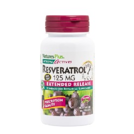 Natures Plus Ρεσβερατρόλη Αργής Αποδέσμευσης Extended Release Resveratrol   60 tabs