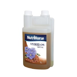 Συμπλήρωμα Διατροφής για  Άλογα Για Yγιείς  Δέρμα & Τρίχωμα Linseed Oil Coat Skin & Hooves Nutrihorse 1 lt