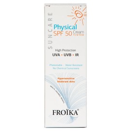 Αντηλιακή Κρέμα Προσώπου Physical Cream Tinted SPF 50 Froika 50ml