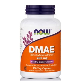 Συμπλήρωμα Διατροφής για Νευρικό Συστημα & Μνήμη DMAE 250mg Now 100 veg caps
