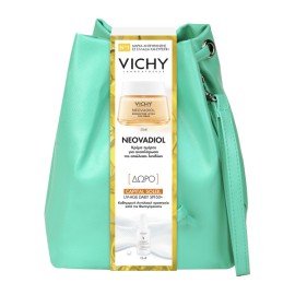 Vichy Promo Redensifying Cream Αντιγηραντική Κρέμα Ημέρας για την Περιεμμηνόπαυση για Εφέ lifting & Ενίσχυση Πυκνότητας 50ml & ΔΩΡΟ Aντηλιακό Προσώπου UV Age Daily spf 50+ 15ml σε Mοντέρνο Tσαντάκι