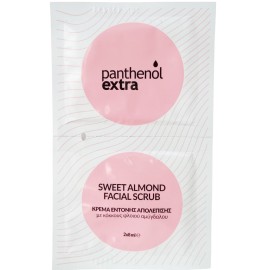 Medisei Panthenol Extra Sweet Almond Facial Scrub Κρέμα Έντονης Απολέπισης 2x8ml