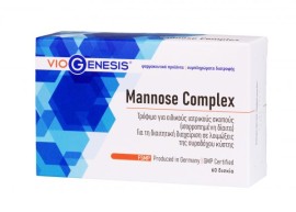 VioGenesis Mannose Complex Μαννόζη για Υγεία Ουροποιητικού Συστήματος 60 caps