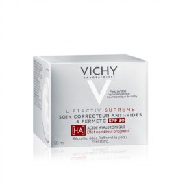 Κρέμα Αντιγήρανσης Με Δείκτη Προστασίας SPF30 Liftactiv Supreme Intensive Αnti-Wrinkle & Firming Care SPF 30  Vichy 50 ml