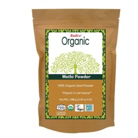 Radico Organic Hair Powder Οργανική Πούδρα Methi για Ενδυνάμωση Μαλλιών Organic Methi Powder  100gr