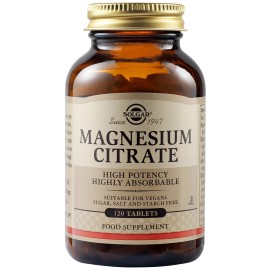 Solgar Κιτρικό Μαγνήσιο 200mg Magnesium Citrate 200 mg 120 tabs