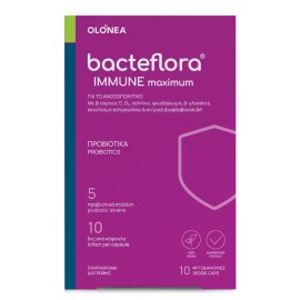 Olonea Προβιοτικά Βιταμίνες και Μέταλλα  Bacteflora Immune Maximun 5/10  10 caps