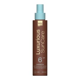 Intermed Luxurious Sun Care Tanning Oil SPF6 Ξηρό Αντηλιακό Λάδι 200ml