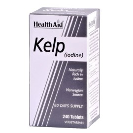 Συμπλήρωμα Διατροφής Με Οργανικό Ιώδιο Super Kelp Health Aid Tabs 240 Τμχ